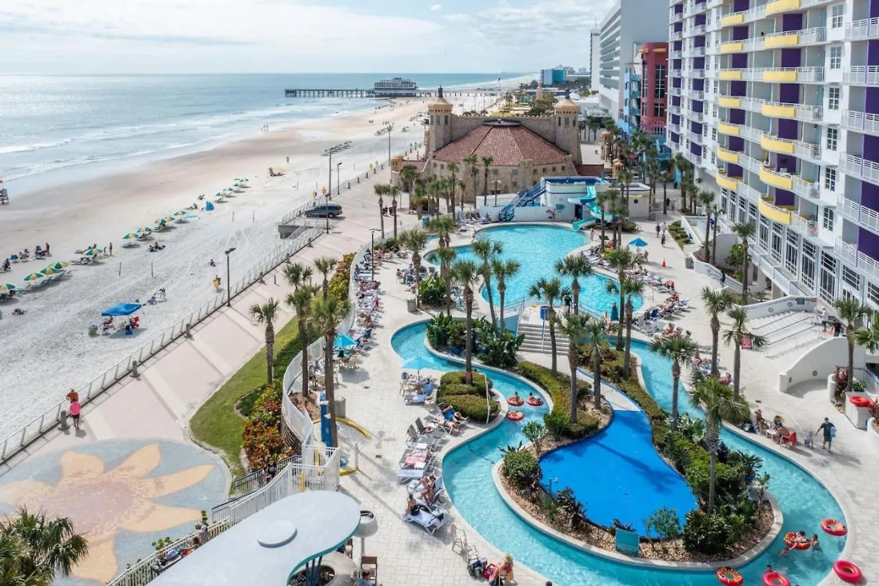 Oceanfront Bliss 2 Bedroom Retreat With Direct Ocean Front Balcony At The Wyndham Ocean Walk Resort 데이토나 비치 펜션