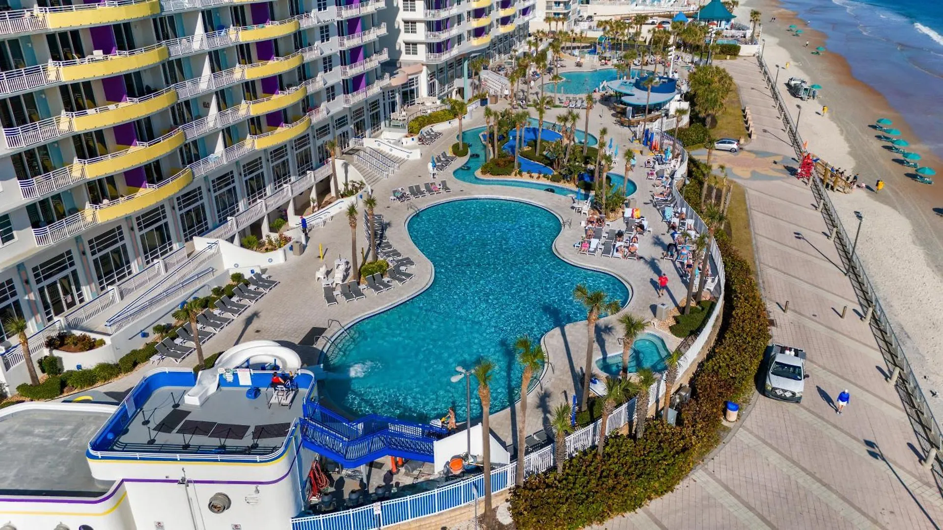 Oceanfront Bliss 2 Bedroom Retreat With Direct Ocean Front Balcony At The Wyndham Ocean Walk Resort 데이토나 비치 0*,